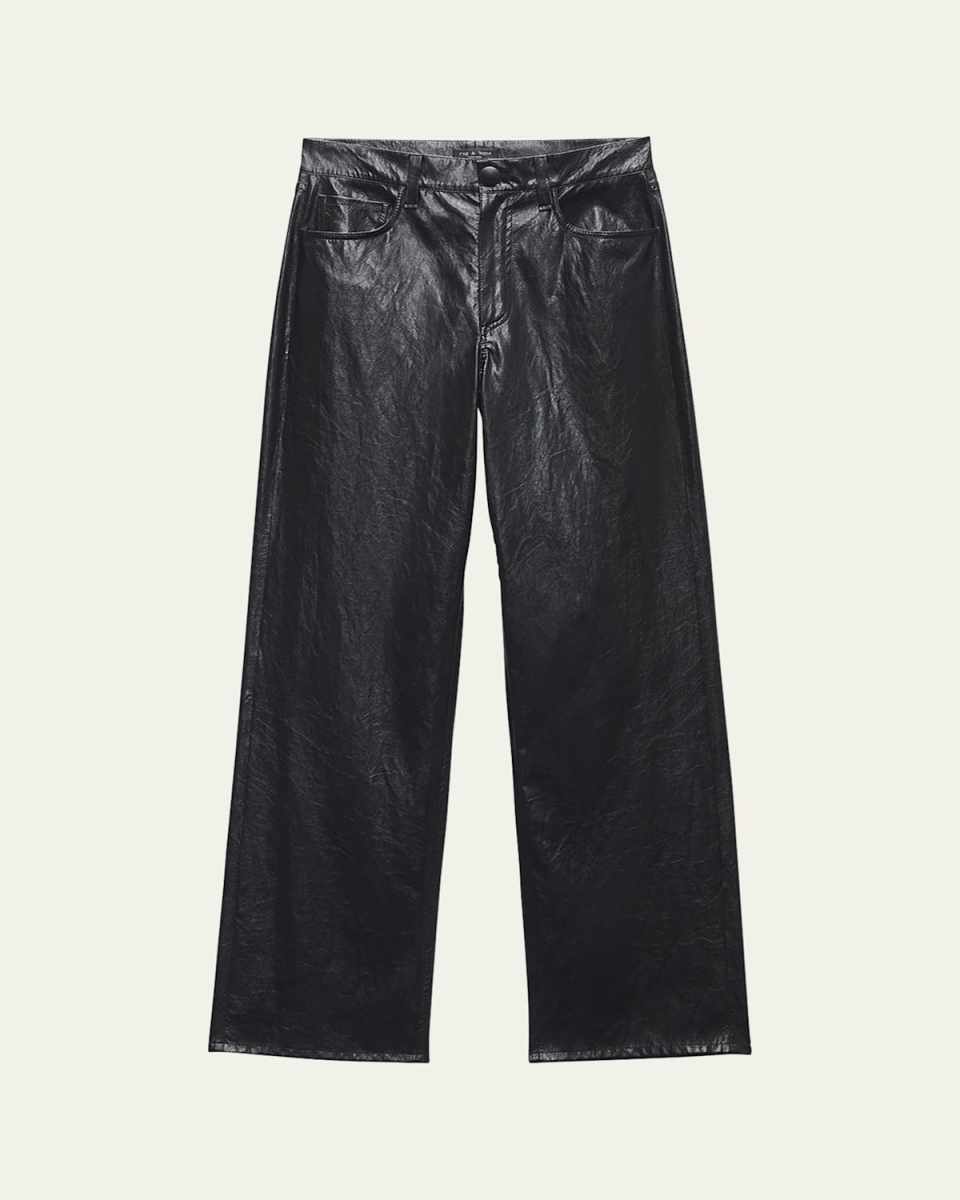Shea Straight Faux Leather Pants